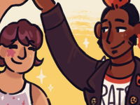 Star Lite and Ira Ire by lumilightup